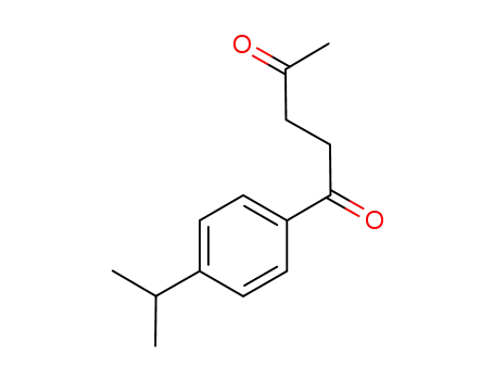 Molecular Structure of 1033280-93-1 (1-[4-(i-propyl)phenyl]-pentane-1,4-dione)