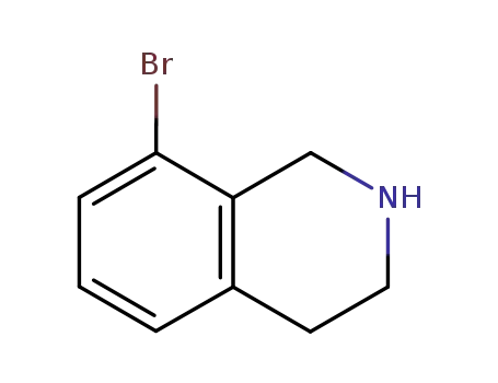 Molecular Structure of 75416-51-2 (8-Bromo-1,2,3,4-tetrahydroisoquinoline)
