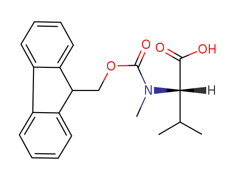 Molecular Structure of 103478-58-6 (Fmoc-N-methyl-D-valine)