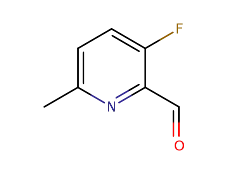 Molecular Structure of 884495-48-1 (3-Fluoro-2-formyl-6-methylpyridine)