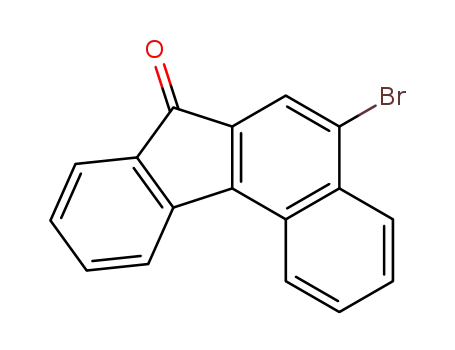 Molecular Structure of 64356-33-8 (7H-Benzo[c]fluoren-7-one, 5-bromo-)
