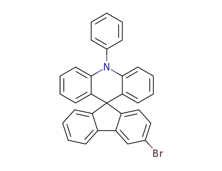 Molecular Structure of 1467099-22-4 (3'-bromo-10-phenyl-10H-spiro[acridine-9,9'-fluorene])