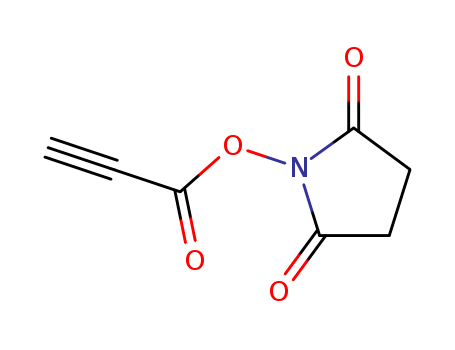Molecular Structure of 140681-41-0 (2,5-Pyrrolidinedione, 1-[(1-oxo-2-propynyl)oxy]-)