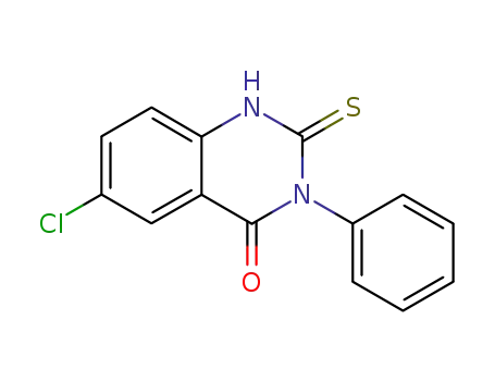 Molecular Structure of 84772-27-0 (6-CHLORO-3-PHENYL-2-THIOXO-2,3-DIHYDRO-4(1H)-QUINAZOLINONE)