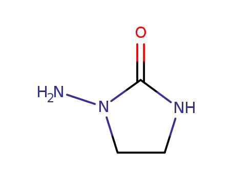 Molecular Structure of 41401-76-7 (2-Imidazolidinone,1-amino-(6CI,9CI))