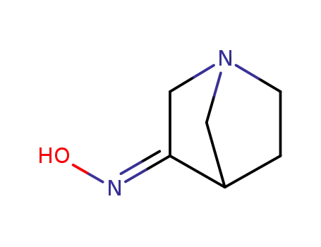 1-Azabicyclo[2.2.1]heptan-3-one,oxime,[1R-(Z)]-(9CI)