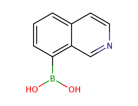 Molecular Structure of 721401-43-0 (8-isoquinolinyl-boronic acid)