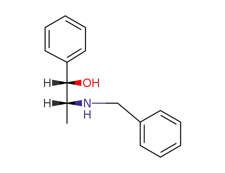 Molecular Structure of 93303-74-3 ((1S,2R)-2-benzylamino-1-phenylpropan-1-ol)