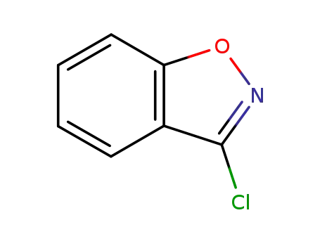 Molecular Structure of 16263-52-8 (3-Chloro-1,2-benzisoxazole)