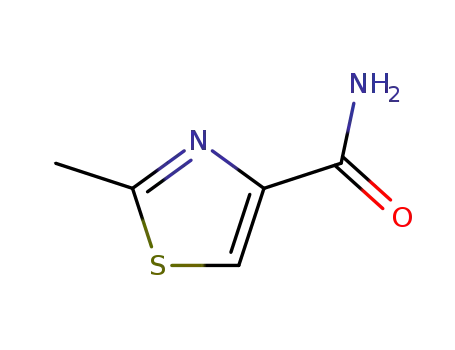 Molecular Structure of 31825-95-3 (2-Methylthiazole-4-carboxamide)