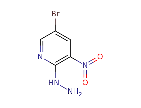 Molecular Structure of 15862-42-7 (5-Bromo-2-hydrazino-3-nitropyridine)