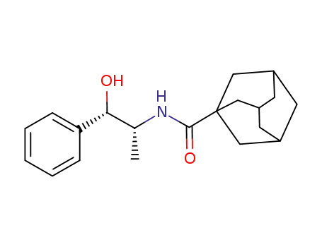 Molecular Structure of 1050521-37-3 (N-((1S,2R)-1-hydroxy-1-phenylpropan-2-yl)adamantane-1-carboxamide)