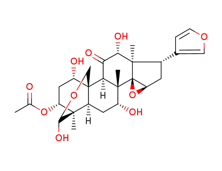 [(1S,2R,4R,5R,6S,8R,10S,11S,12R,14R,19S,21R)-6-(furan-3-yl)-4,12,16,19-tetrahydroxy-5,11,15-trimethyl-3-oxo-9,17-dioxahexacyclo[13.3.3.01,14.02,11.05,10.08,10]henicosan-21-yl] acetate