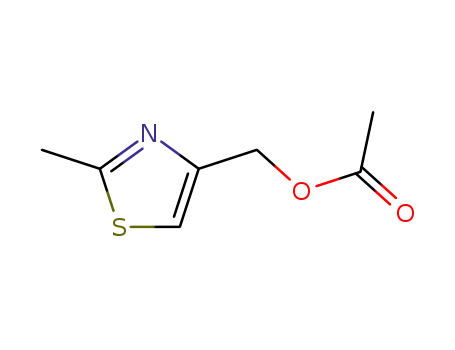 Molecular Structure of 89937-68-8 (4-Thiazolemethanol,2-methyl-,acetate(ester)(7CI,9CI))