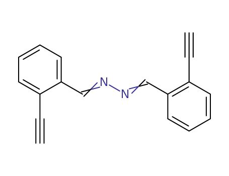 N,N'-Bis-[1-(2-ethynyl-phenyl)-meth-(E)-ylidene]-hydrazine