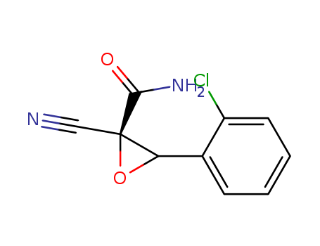 3-(2-chlorophenyl)-2-cyano-oxirane-2-carboxamide cas  3513-09-5