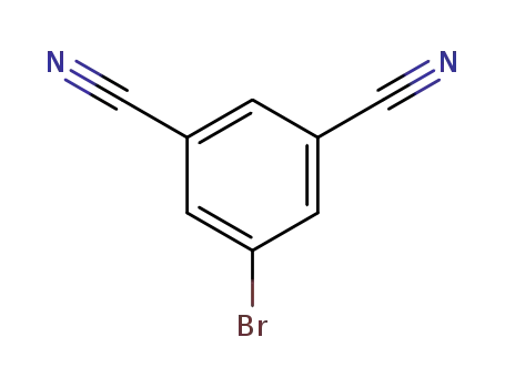Molecular Structure of 160892-07-9 (5-Bromo-1,3-benzenedicarbonitrile)