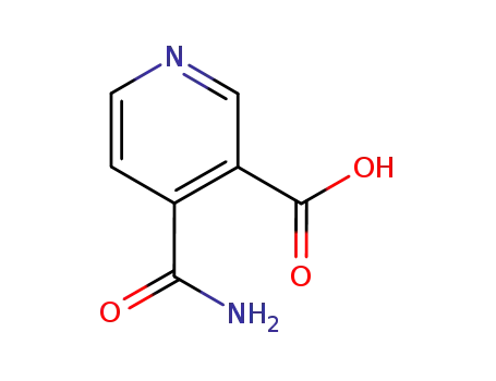 Molecular Structure of 24202-75-3 (4-carbamoylpyridine-3-carboxylate)
