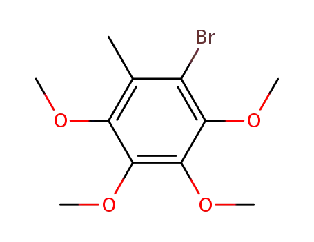Molecular Structure of 73875-27-1 (2-Methyl-3,4,5,6-tetramethoxybromobenzene)