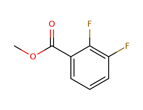 Molecular Structure of 18355-74-3 (METHYL 2,3-DIFLUOROBENZOATE)