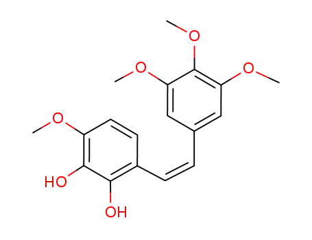 Molecular Structure of 109971-63-3 (COMBRETASTATIN A1)