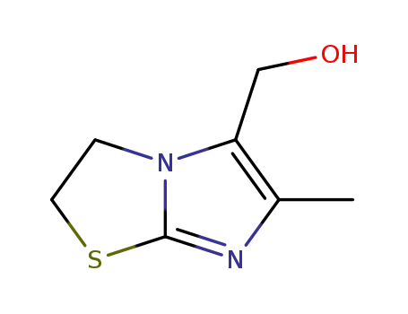 Molecular Structure of 76919-43-2 ((6-methyl-2,3-dihydroimidazo[2,1-b][1,3]thiazol-5-yl)methanol)