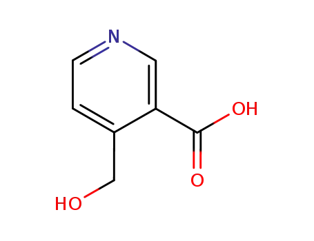 Molecular Structure of 72726-63-7 (4-Hydroxymethyl-nicotinic acid)
