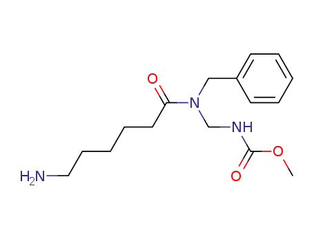 Molecular Structure of 86451-33-4 (methyl {[(6-aminohexanoyl)(benzyl)amino]methyl}carbamate)