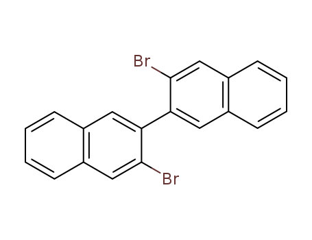 Molecular Structure of 198406-46-1 (2,2'-Binaphthalene, 3,3'-dibromo-)