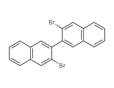 Molecular Structure of 198406-46-1 (2,2'-Binaphthalene, 3,3'-dibromo-)