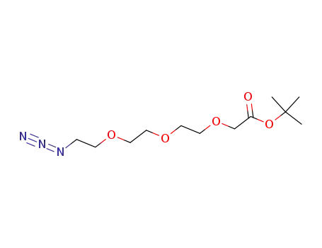 Molecular Structure of 172531-36-1 (N3-PEG3-CH2COOtBu)