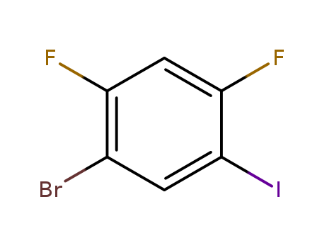 1-bromo-2,4-difluoro-5-iodobenzene