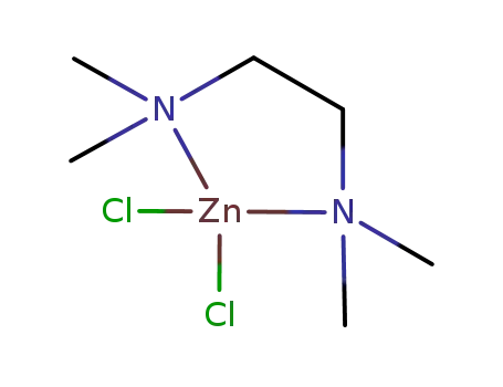 Molecular Structure of 28308-00-1 (DICHLORO(N,N,N',N'-TETRAMETHYLETHYLENEDIAMINE)ZINC)