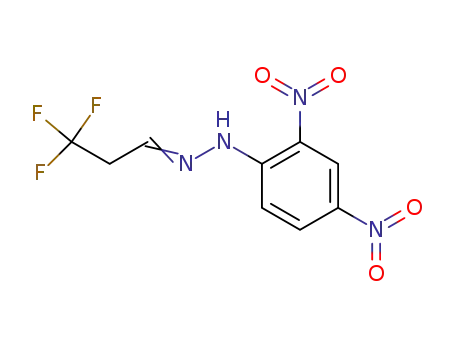 Molecular Structure of 446-01-5 (1-(2,4-dinitrophenyl)-2-(3,3,3-trifluoropropylidene)hydrazine)