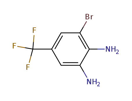 Molecular Structure of 113170-72-2 (3-BROMO-4,5-DIAMINOBENZOTRIFLUORIDE)
