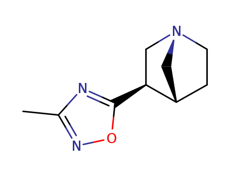 121564-89-4,3-(3-methyl-1,2,4-oxadiazol-5-yl)-1-azabicyclo[2.2.1]heptane,1-Azabicyclo[2.2.1]heptane,3-(3-methyl-1,2,4-oxadiazol-5-yl)-, exo-; L 670548