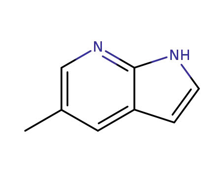 Molecular Structure of 824-52-2 (5-METHYL-1H-PYRROLO[2,3-B]PYRIDINE)