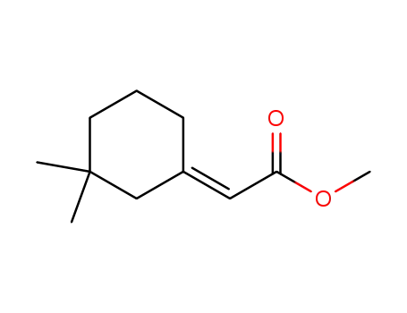 Molecular Structure of 30346-25-9 ((E)-(3,3-Dimethylcyclohexylidene)acetic acid methyl ester)