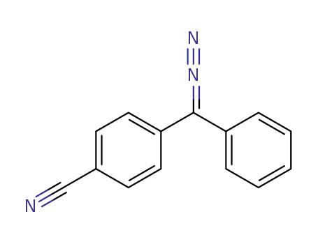 Molecular Structure of 838-14-2 (Benzonitrile, 4-(diazophenylmethyl)-)
