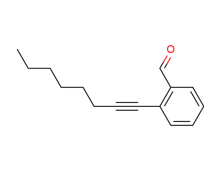 Molecular Structure of 107586-15-2 (2-OCT-1-YNYL-BENZALDEHYDE)