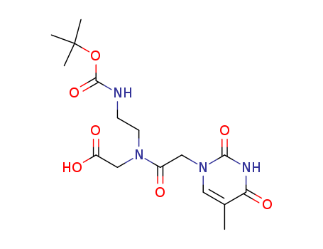 Glycine,N-[2-(3,4-dihydro-5-methyl-2,4-dioxo-1(2H)-pyrimidinyl)acetyl]-N-[2-[[(1,1-dimethylethoxy)carbonyl]amino]ethyl]-