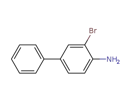 Molecular Structure of 41738-70-9 (3-Bromo-biphenyl-4-ylamine)