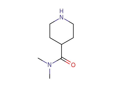 Molecular Structure of 1903-68-0 (N,N-DIMETHYLPIPERIDINE-4-CARBOXAMIDE)