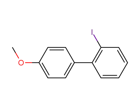 Molecular Structure of 197292-94-7 (1,1'-Biphenyl, 2-iodo-4'-methoxy-)
