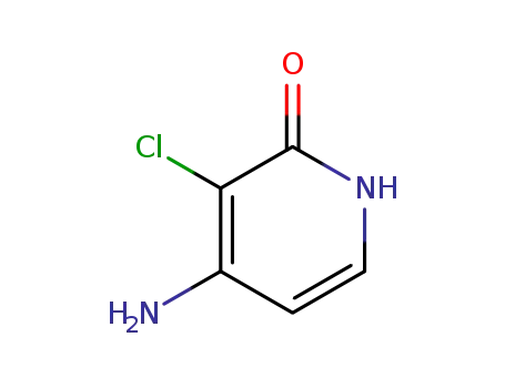 Molecular Structure of 55290-73-8 (4-Amino-3-chloro-2-hydroxypyridine)