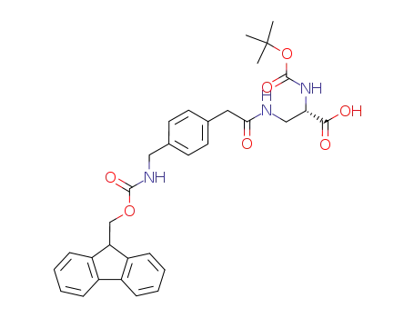(S)-2-tert-Butoxycarbonylamino-3-(2-{4-[(9H-fluoren-9-ylmethoxycarbonylamino)-methyl]-phenyl}-acetylamino)-propionic acid
