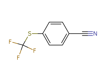 4-(Trifluoromethylthio)benzonitrile ，p-(Trifluoromethylthio)benzonitrile