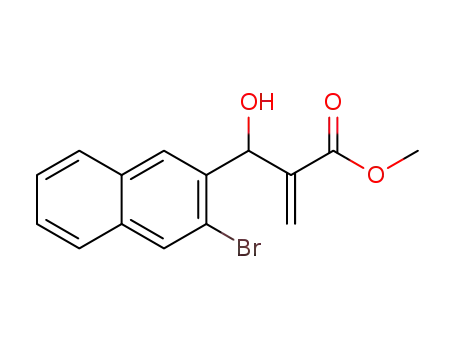 methyl 2-((3-bromonaphthalen-2-yl)(hydroxy)methyl)acrylate