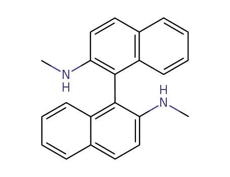 Molecular Structure of 666175-40-2 ((S)-N,Nμ-Dimethyl-2,2μ-diamino-1,1μ-binaphthyl,  (S)-N,Nμ-Dimethyl-1,1μ-binaphthalene-2,2μ--diamine)