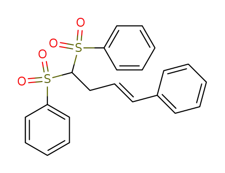 Molecular Structure of 87802-84-4 (Benzene, 1,1'-[(4-phenyl-3-butenylidene)bis(sulfonyl)]bis-)